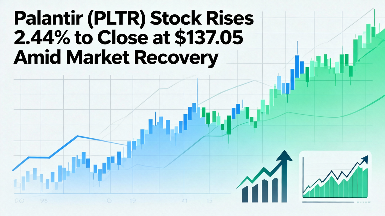 Palantir (PLTR) Stock Rises 2.44% to Close at $137.05 Amid Market Recovery