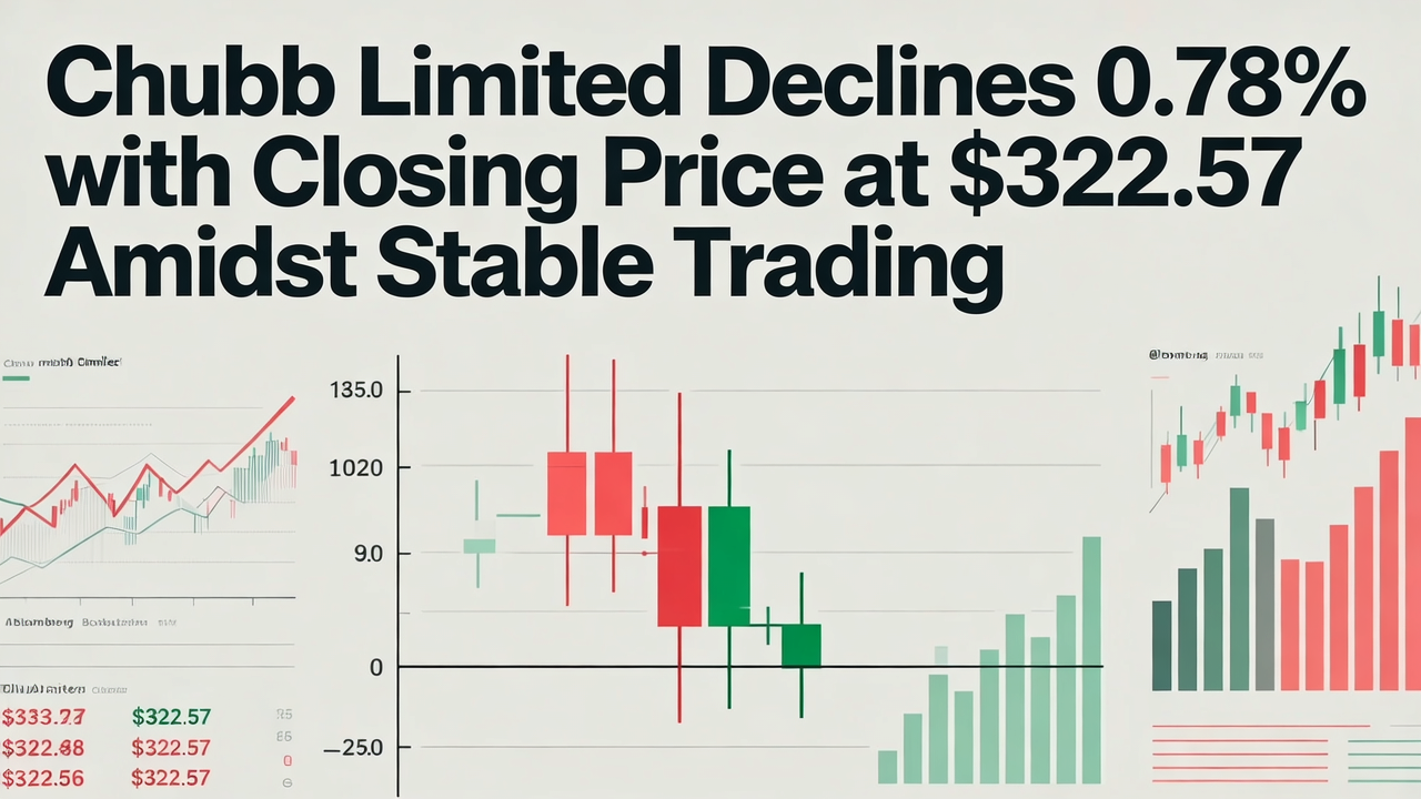 Chubb Limited Declines 0.78% with Closing Price at $322.57 Amidst Stable Trading