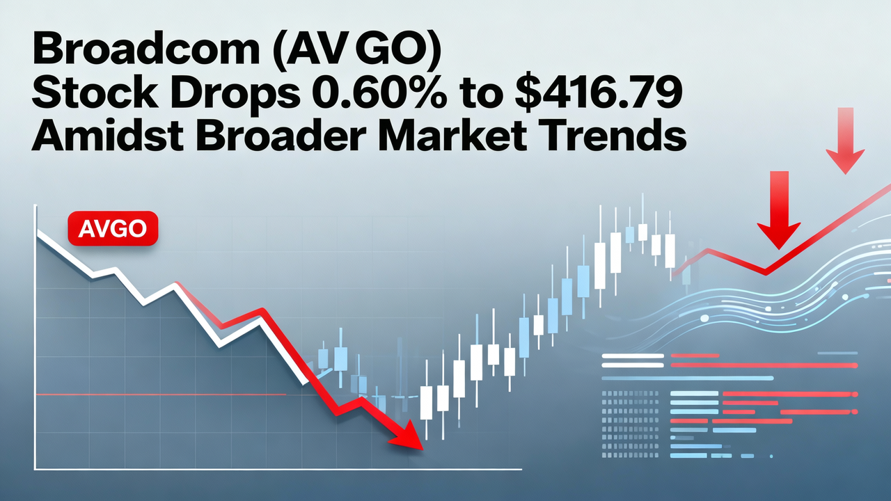 Broadcom (AVGO) Stock Drops 0.60% to $416.79 Amidst Broader Market Trends