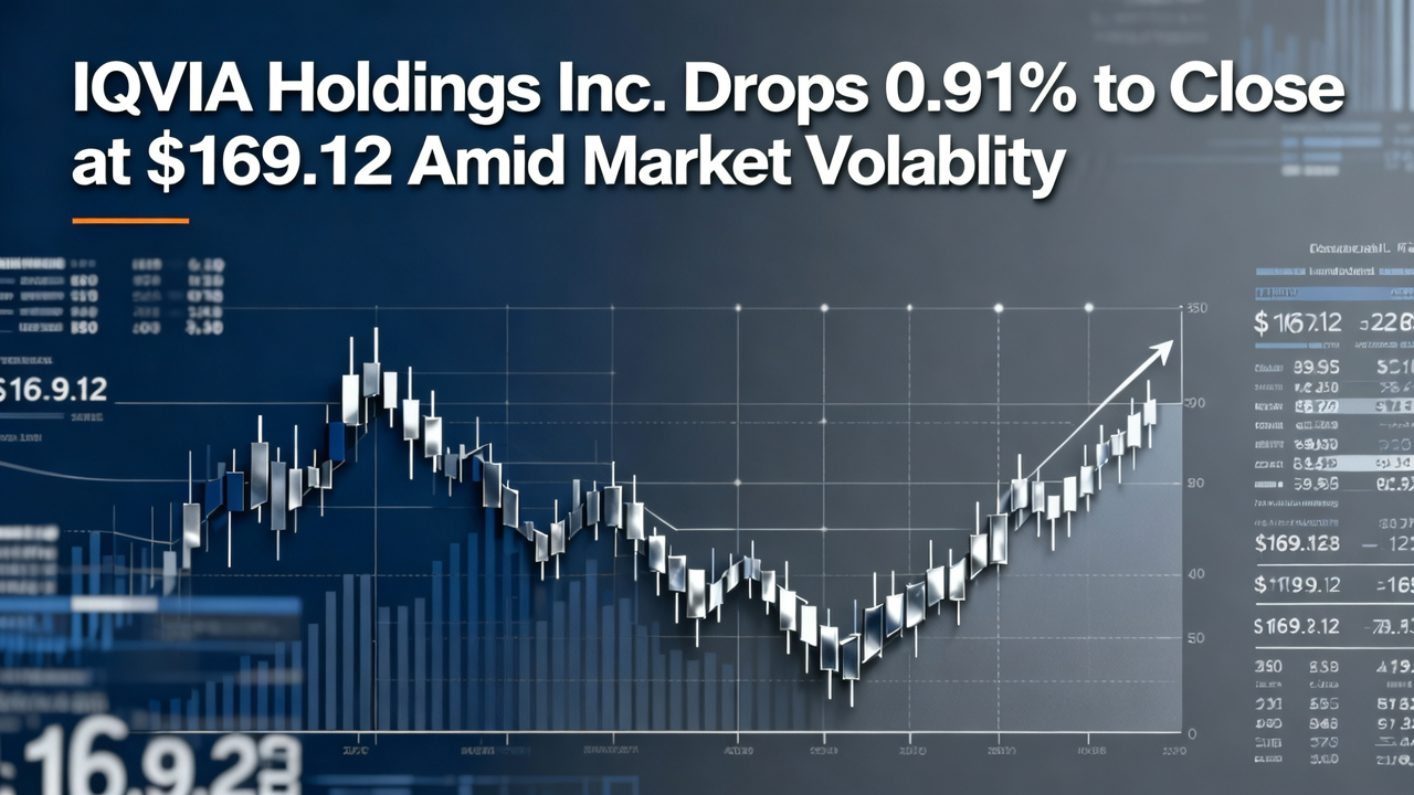 IQVIA Holdings Inc. Drops 0.91% to Close at $169.12 Amid Market Volatility