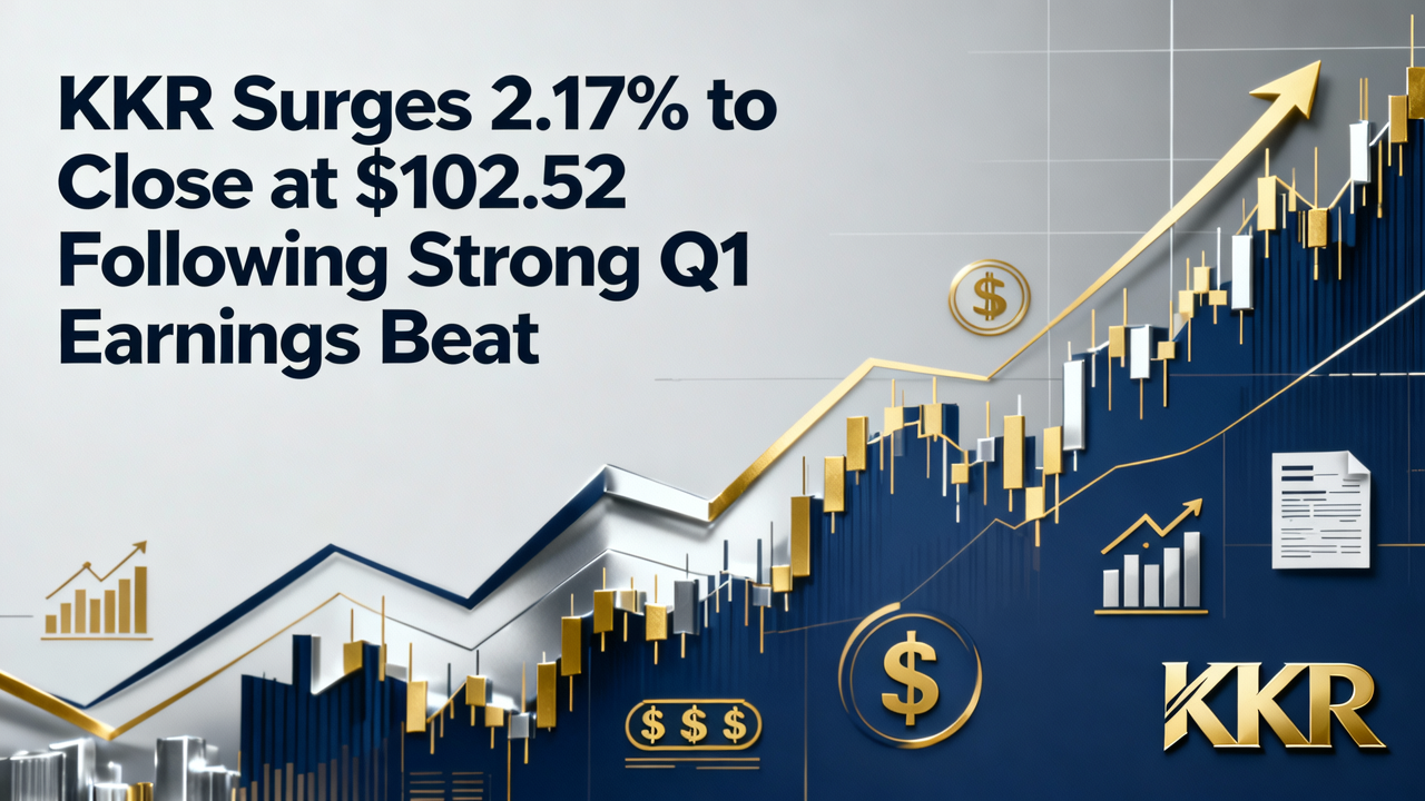 KKR Surges 2.17% to Close at $102.52 Following Strong Q1 Earnings Beat