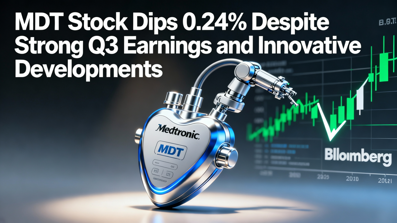 MDT Stock Dips 0.24% Despite Strong Q3 Earnings and Innovative Developments