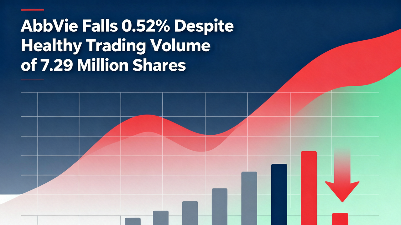 AbbVie Falls 0.52% Despite Healthy Trading Volume of 7.29 Million Shares