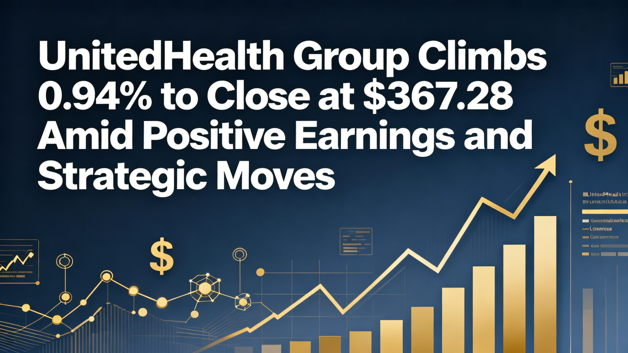 UnitedHealth Group Climbs 0.94% to Close at $367.28 Amid Positive Earnings and Strategic Moves