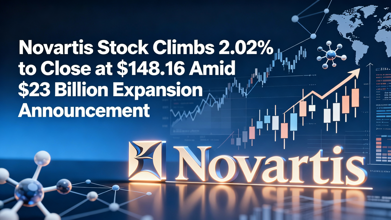 Novartis Stock Climbs 2.02% to Close at $148.16 Amid $23 Billion Expansion Announcement