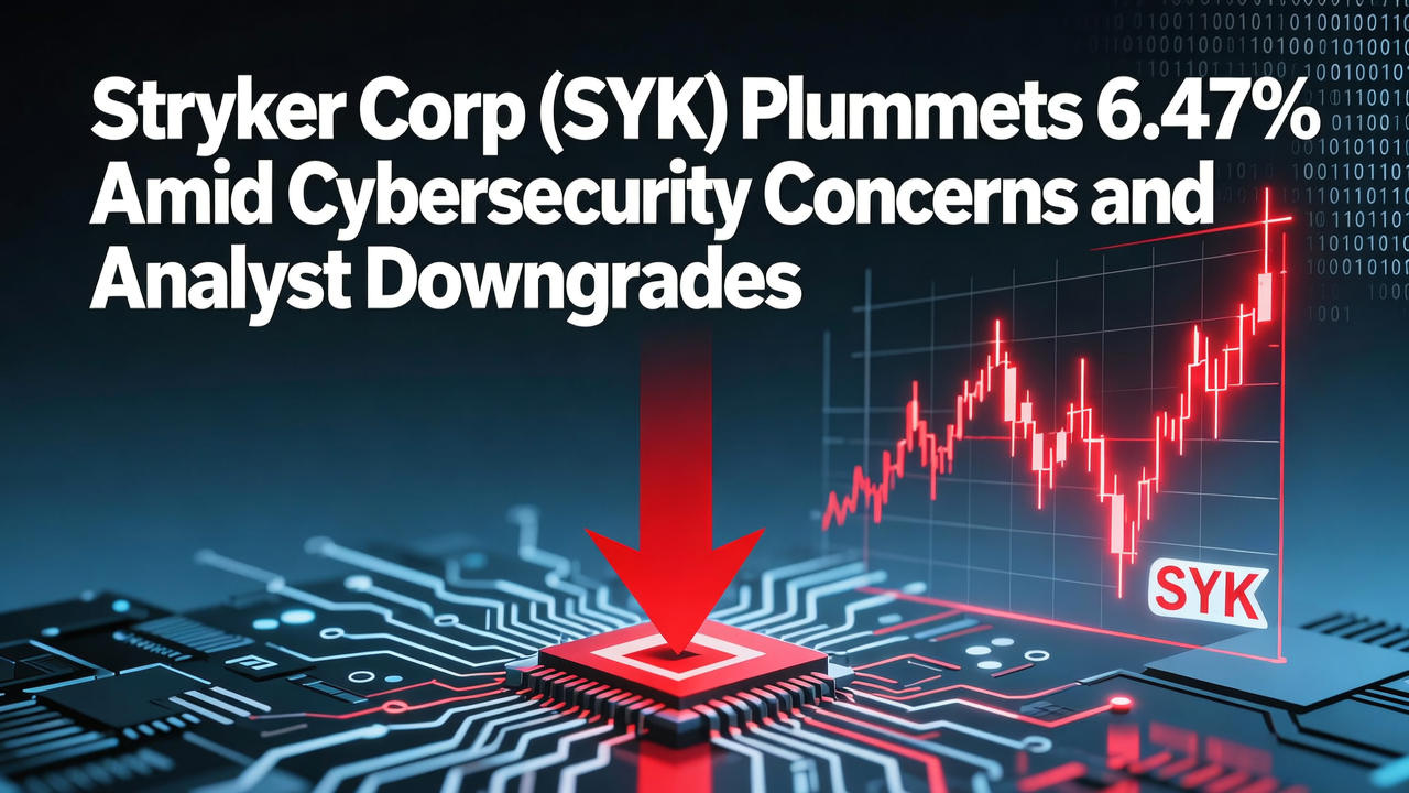 Stryker Corp (SYK) Plummets 6.47% Amid Cybersecurity Concerns and Analyst Downgrades