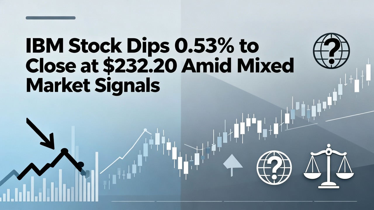 IBM Stock Dips 0.53% to Close at $232.20 Amid Mixed Market Signals
