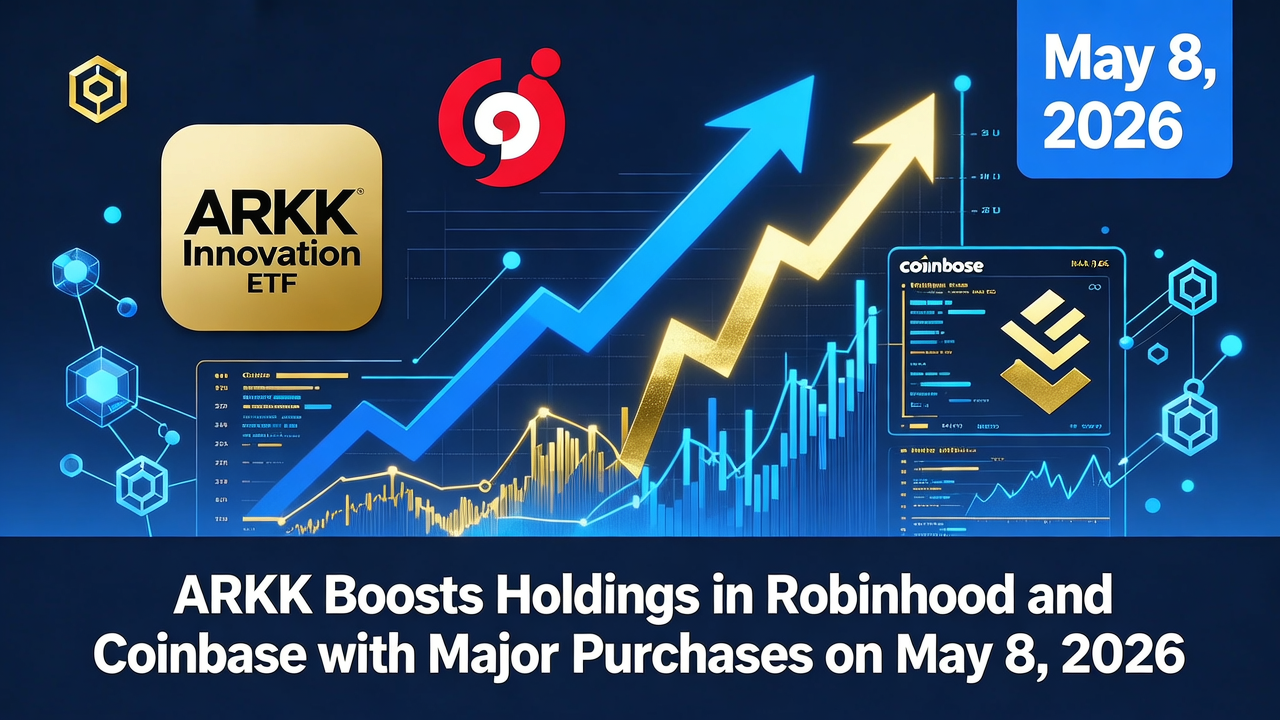 ARKK Boosts Holdings in Robinhood and Coinbase with Major Purchases on May 8, 2026