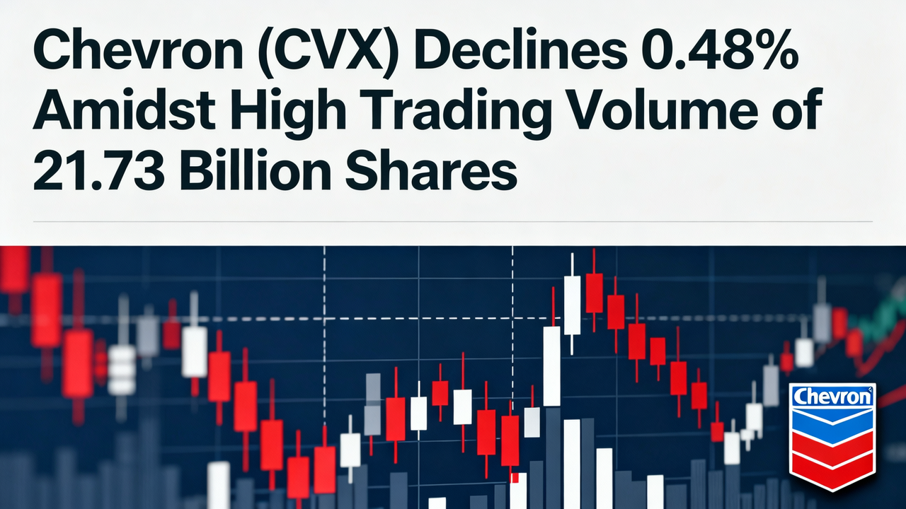 Chevron (CVX) Declines 0.48% Amidst High Trading Volume of 21.73 Billion Shares