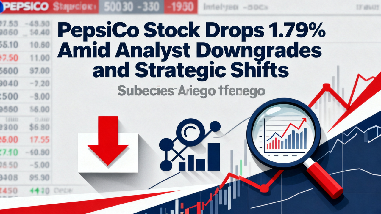 PepsiCo Stock Drops 1.79% Amid Analyst Downgrades and Strategic Shifts