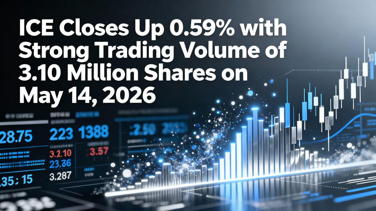 ICE Closes Up 0.59% with Strong Trading Volume of 3.10 Million Shares on May 14, 2026