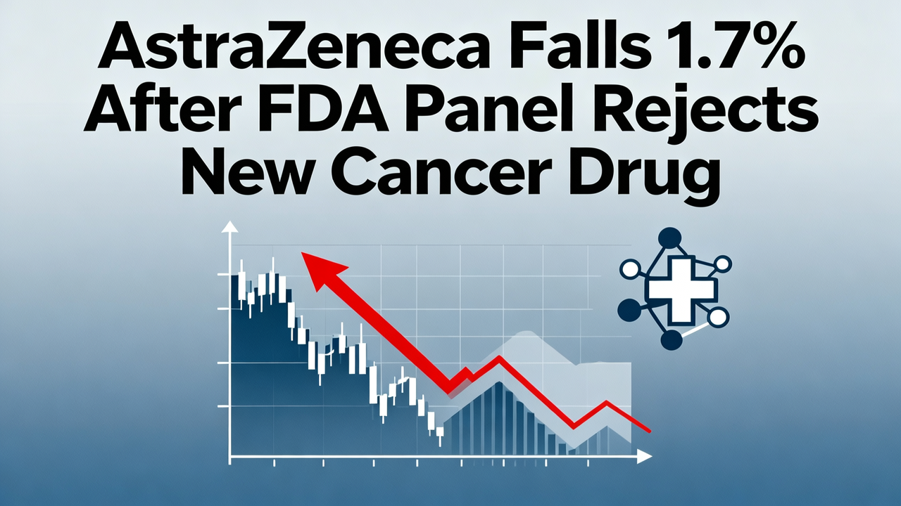 AstraZeneca Falls 1.7% After FDA Panel Rejects New Cancer Drug