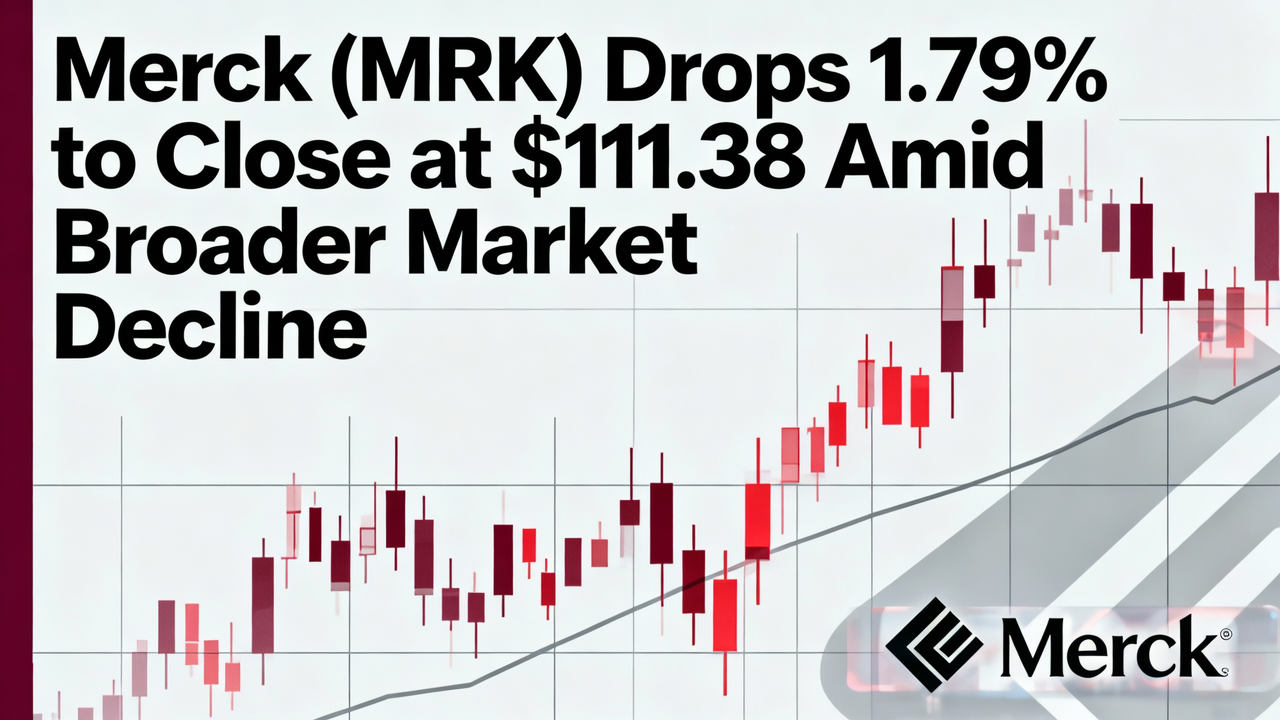 Merck (MRK) Drops 1.79% to Close at $111.38 Amid Broader Market Decline