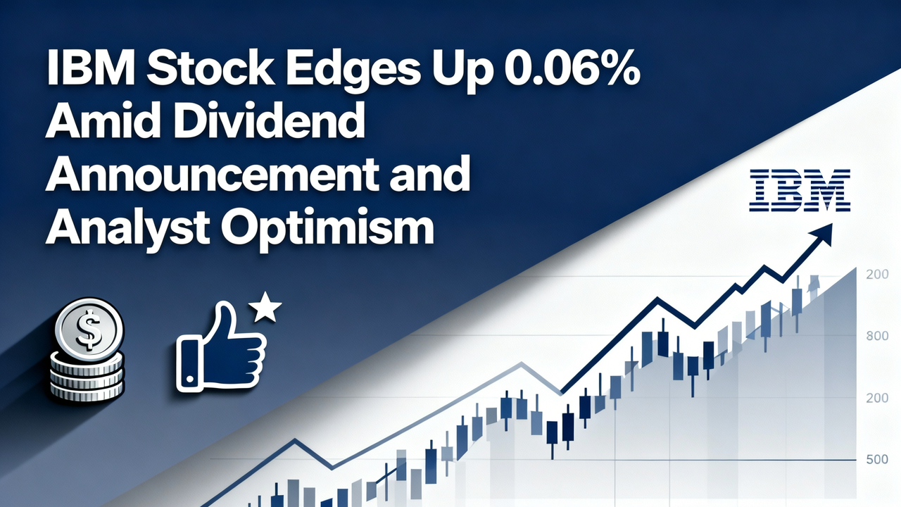IBM Stock Edges Up 0.06% Amid Dividend Announcement and Analyst Optimism