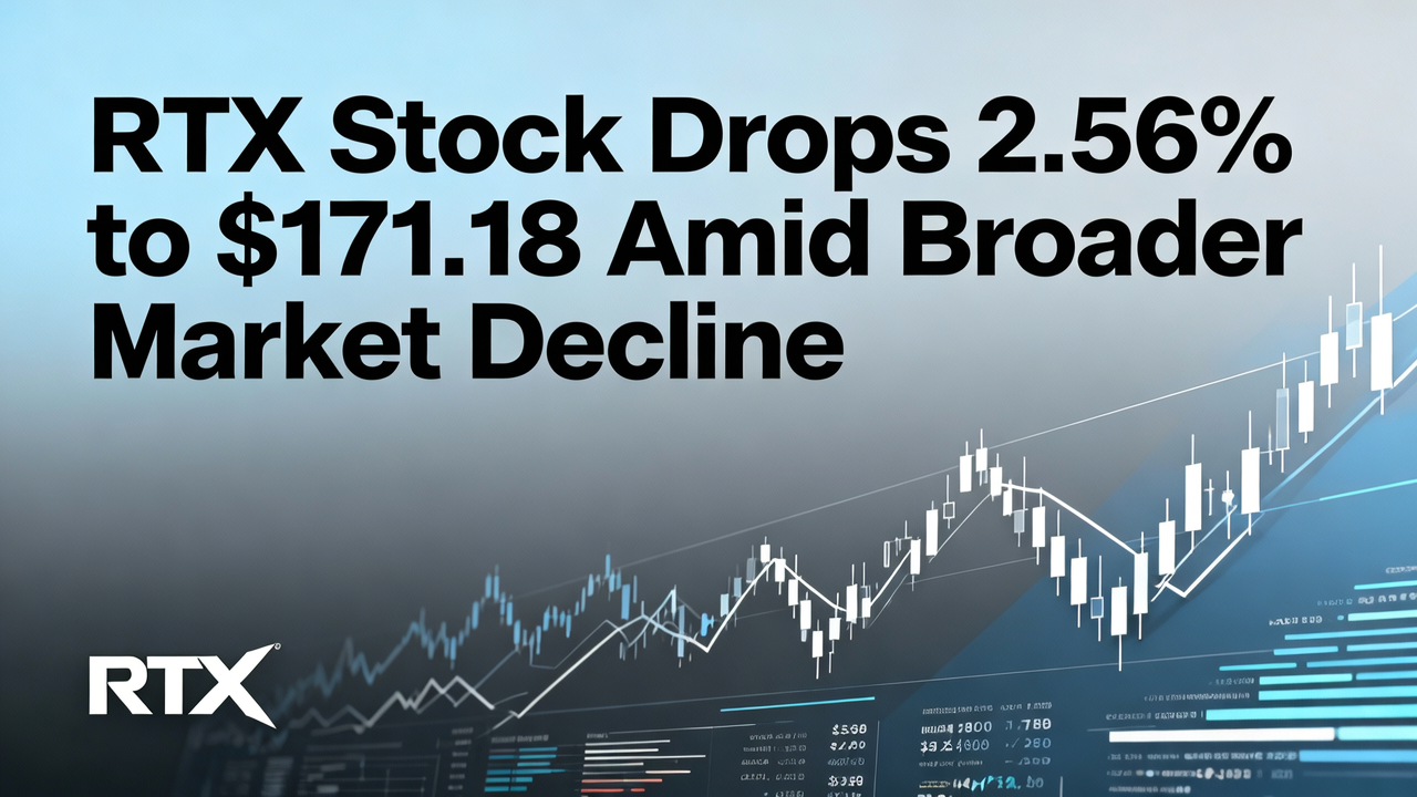 RTX Stock Drops 2.56% to $171.18 Amid Broader Market Decline