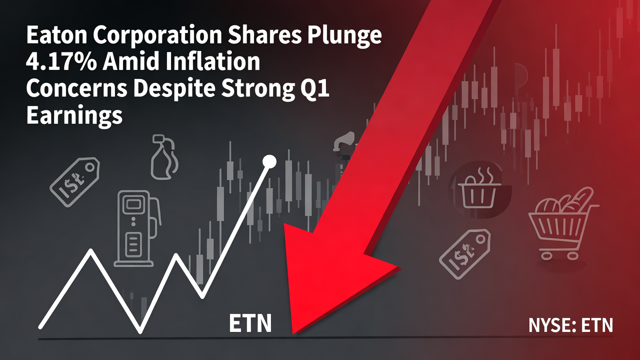 Eaton Corporation Shares Plunge 4.17% Amid Inflation Concerns Despite Strong Q1 Earnings