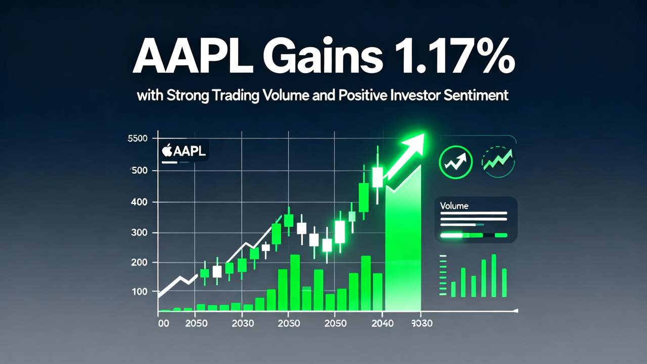 AAPL Gains 1.17% with Strong Trading Volume and Positive Investor Sentiment