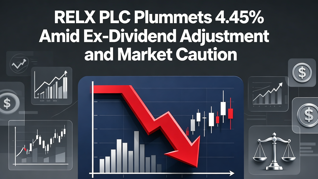 RELX PLC Plummets 4.45% Amid Ex-Dividend Adjustment and Market Caution