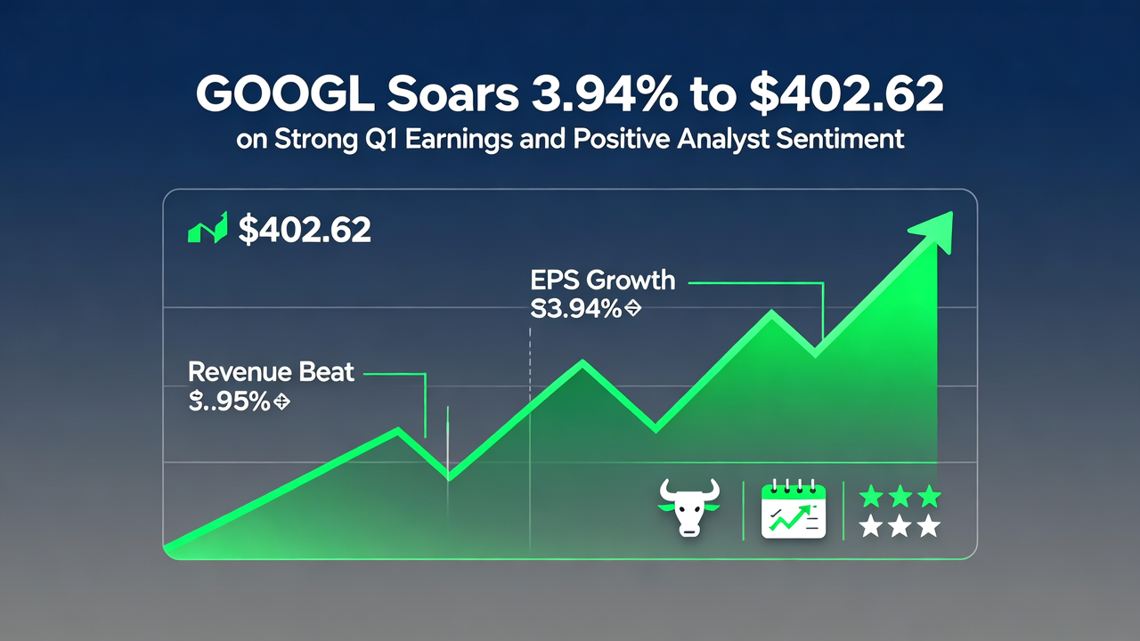 GOOGL Soars 3.94% to $402.62 on Strong Q1 Earnings and Positive Analyst Sentiment