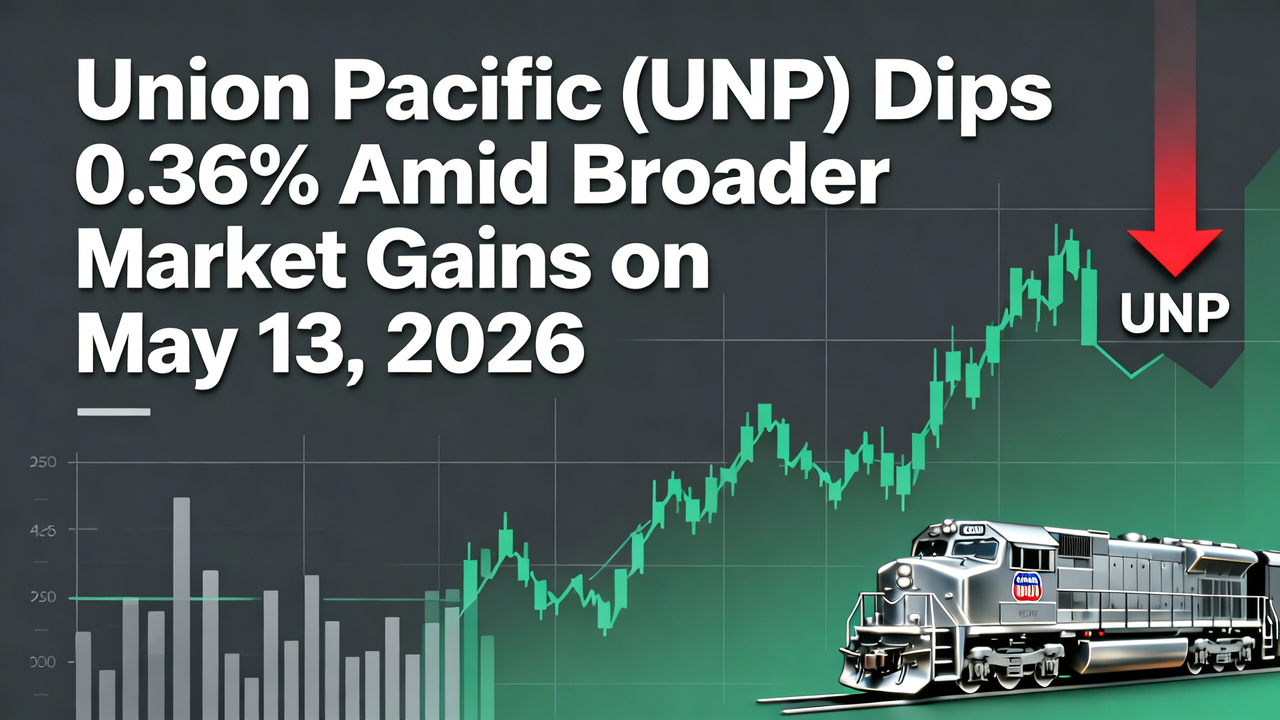 Union Pacific (UNP) Dips 0.36% Amid Broader Market Gains on May 13, 2026