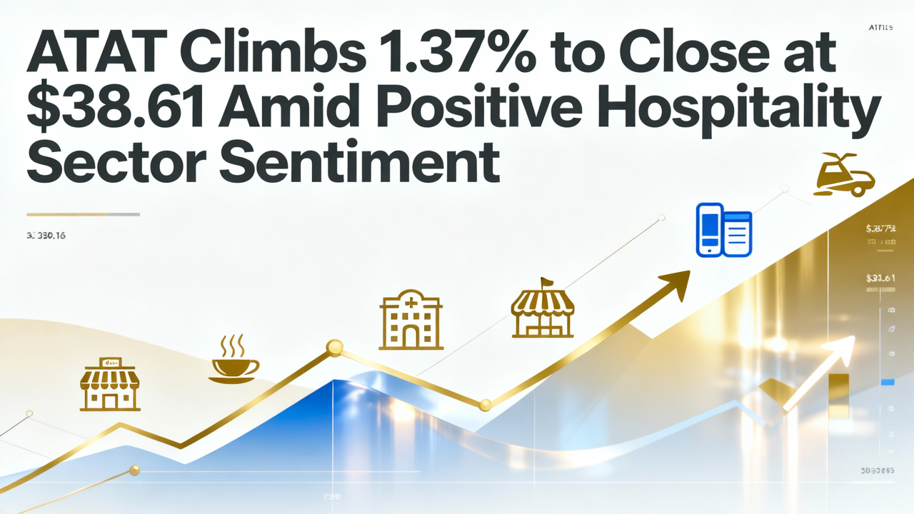 ATAT Climbs 1.37% to Close at $38.61 Amid Positive Hospitality Sector Sentiment