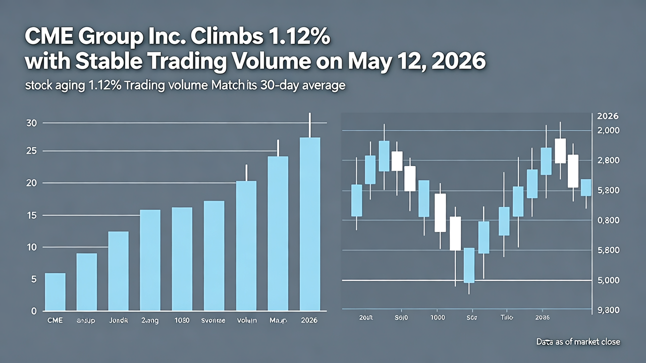 CME Group Inc. Climbs 1.12% with Stable Trading Volume on May 12, 2026