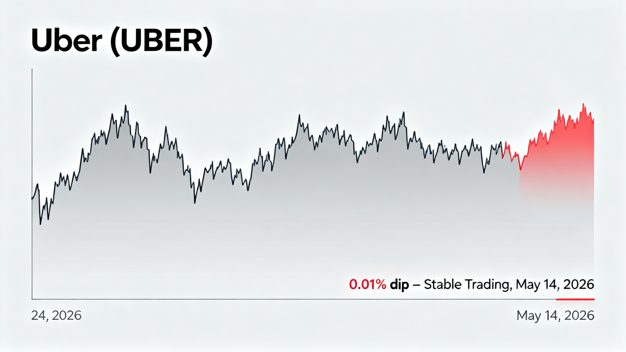Uber (UBER) Sees Minor 0.01% Dip with Stable Trading on May 14, 2026