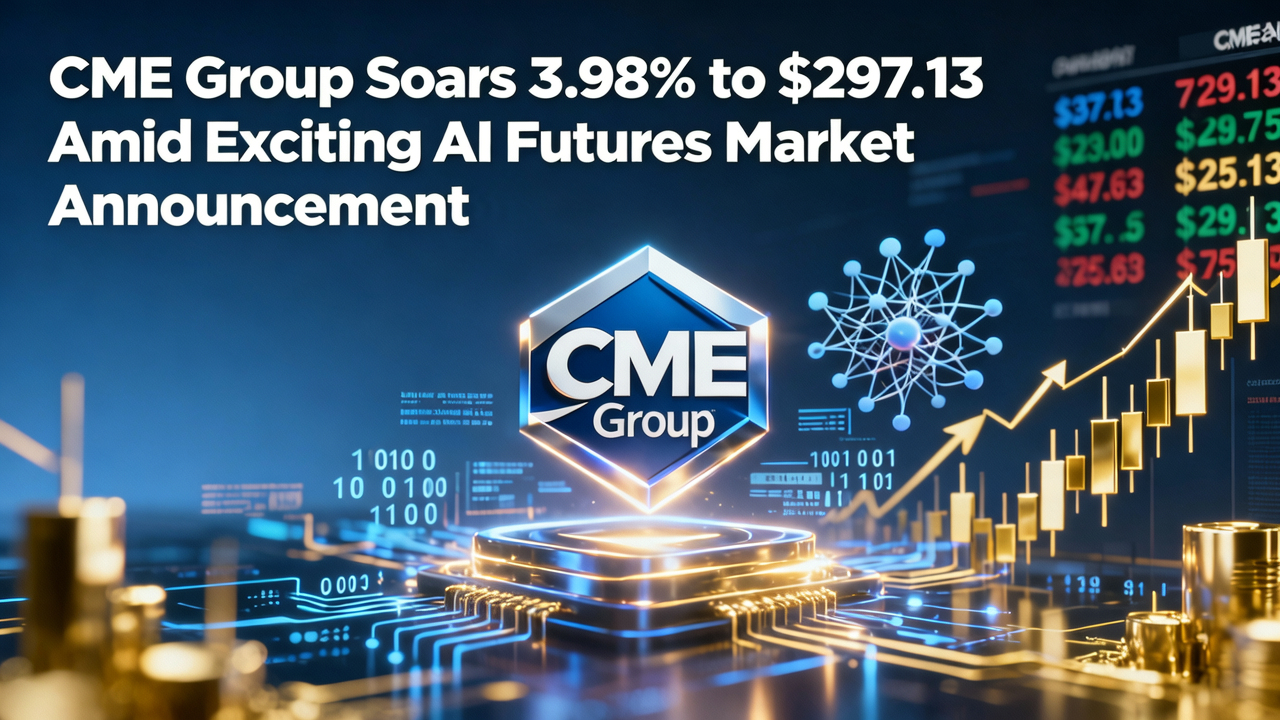 CME Group Soars 3.98% to $297.13 Amid Exciting AI Futures Market Announcement