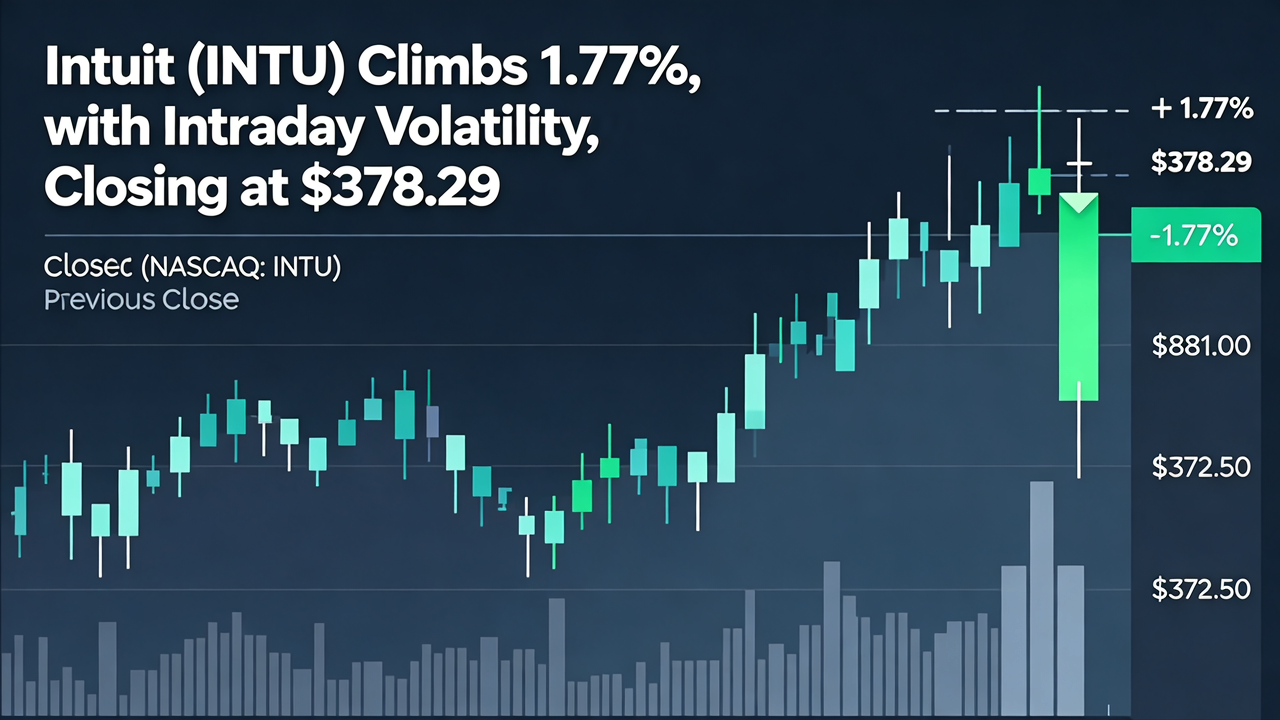 Intuit (INTU) Climbs 1.77% with Intraday Volatility, Closing at $378.29