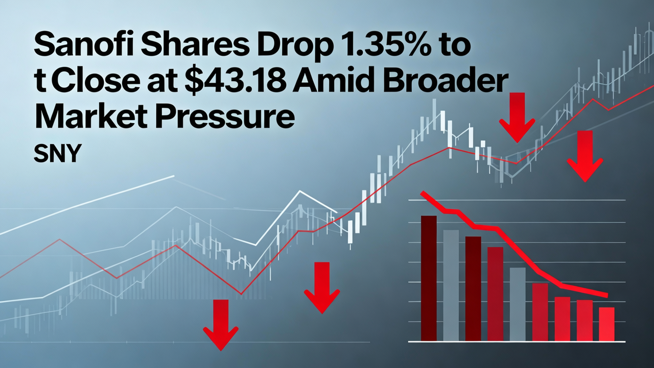 Sanofi Shares Drop 1.35% to Close at $43.18 Amid Broader Market Pressure
