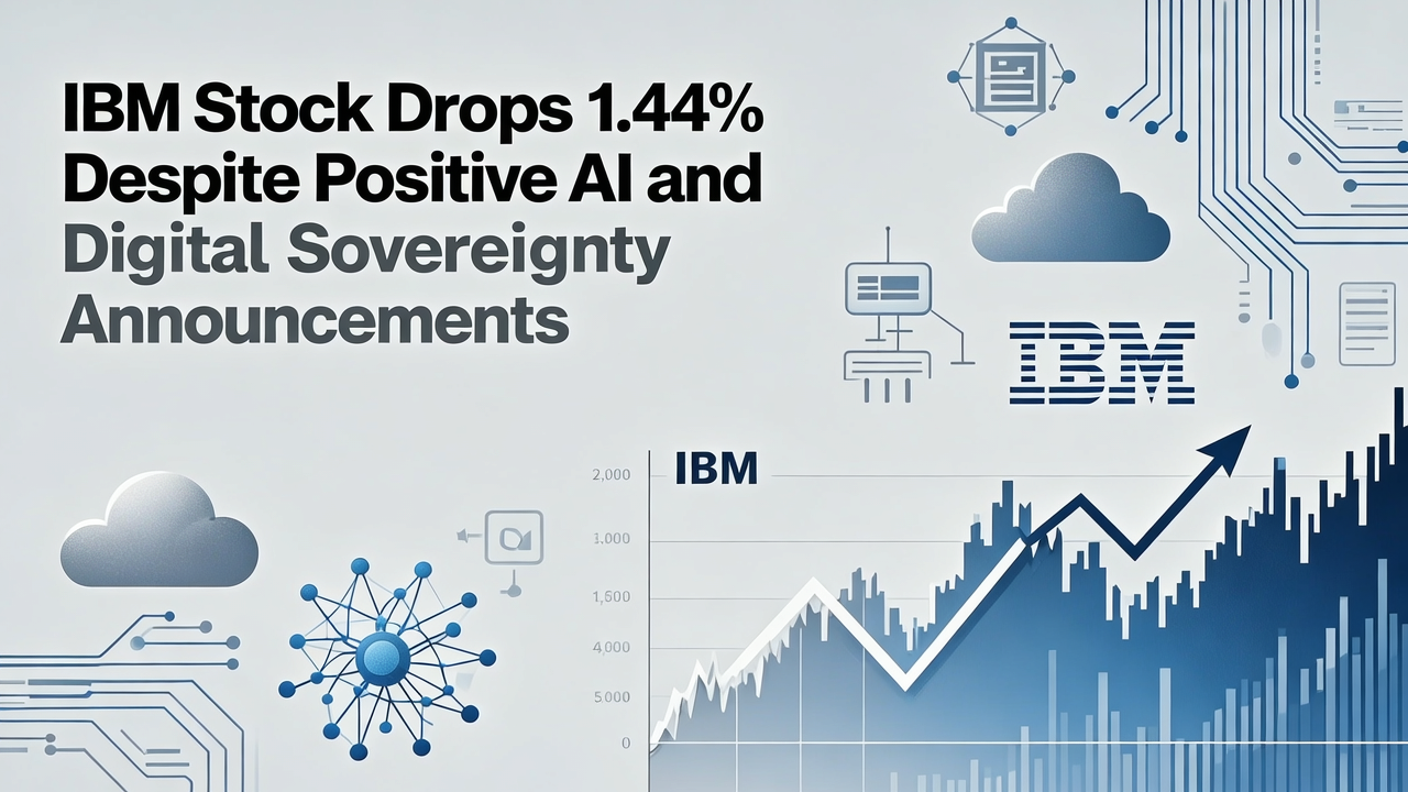 IBM Stock Drops 1.44% Despite Positive AI and Digital Sovereignty Announcements