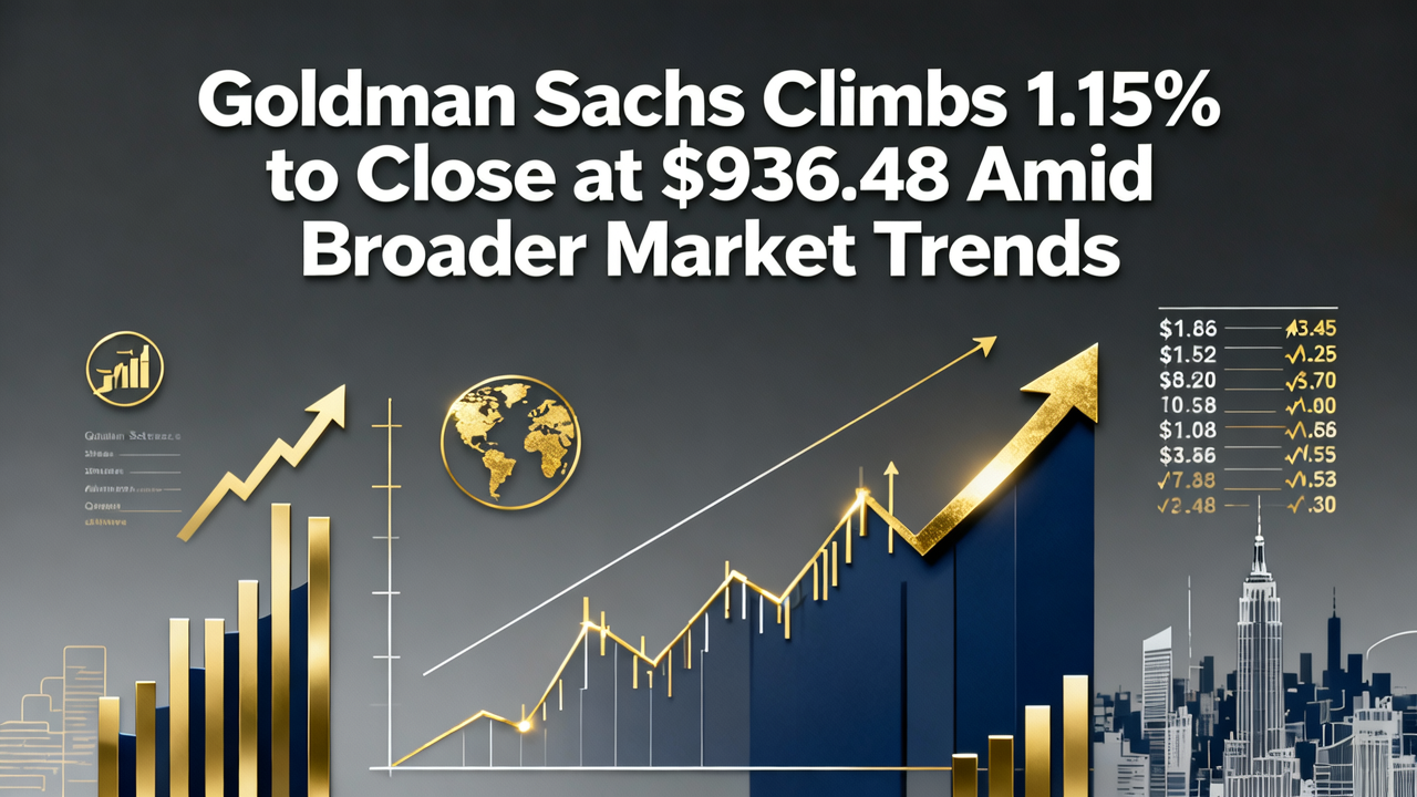 Goldman Sachs Climbs 1.15% to Close at $936.48 Amid Broader Market Trends
