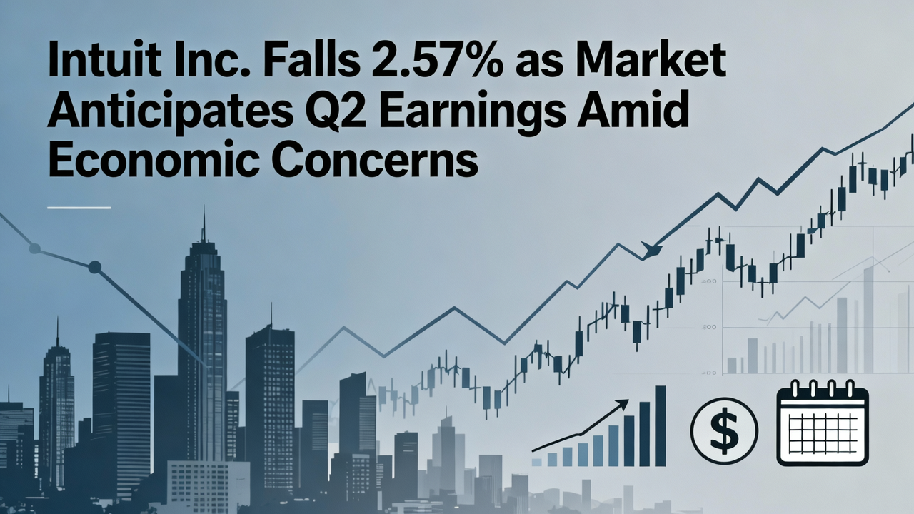 Intuit Inc. Falls 2.57% as Market Anticipates Q2 Earnings Amid Economic Concerns