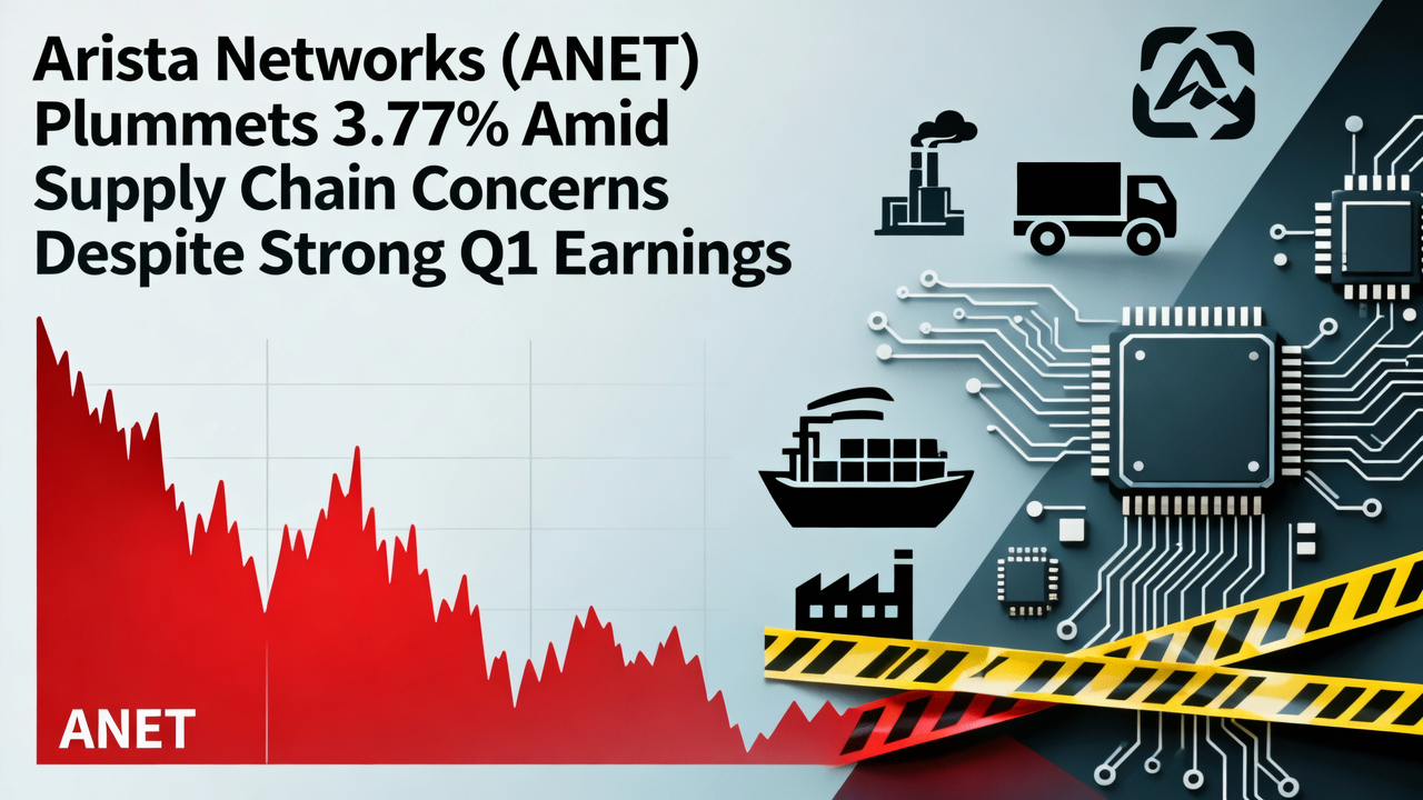 Arista Networks (ANET) Plummets 3.77% Amid Supply Chain Concerns Despite Strong Q1 Earnings
