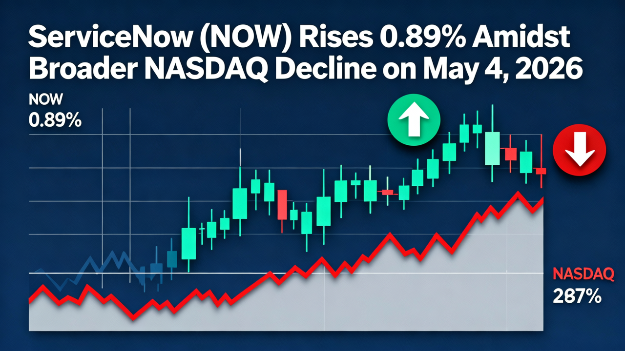 ServiceNow (NOW) Rises 0.89% Amidst Broader NASDAQ Decline on May 4, 2026