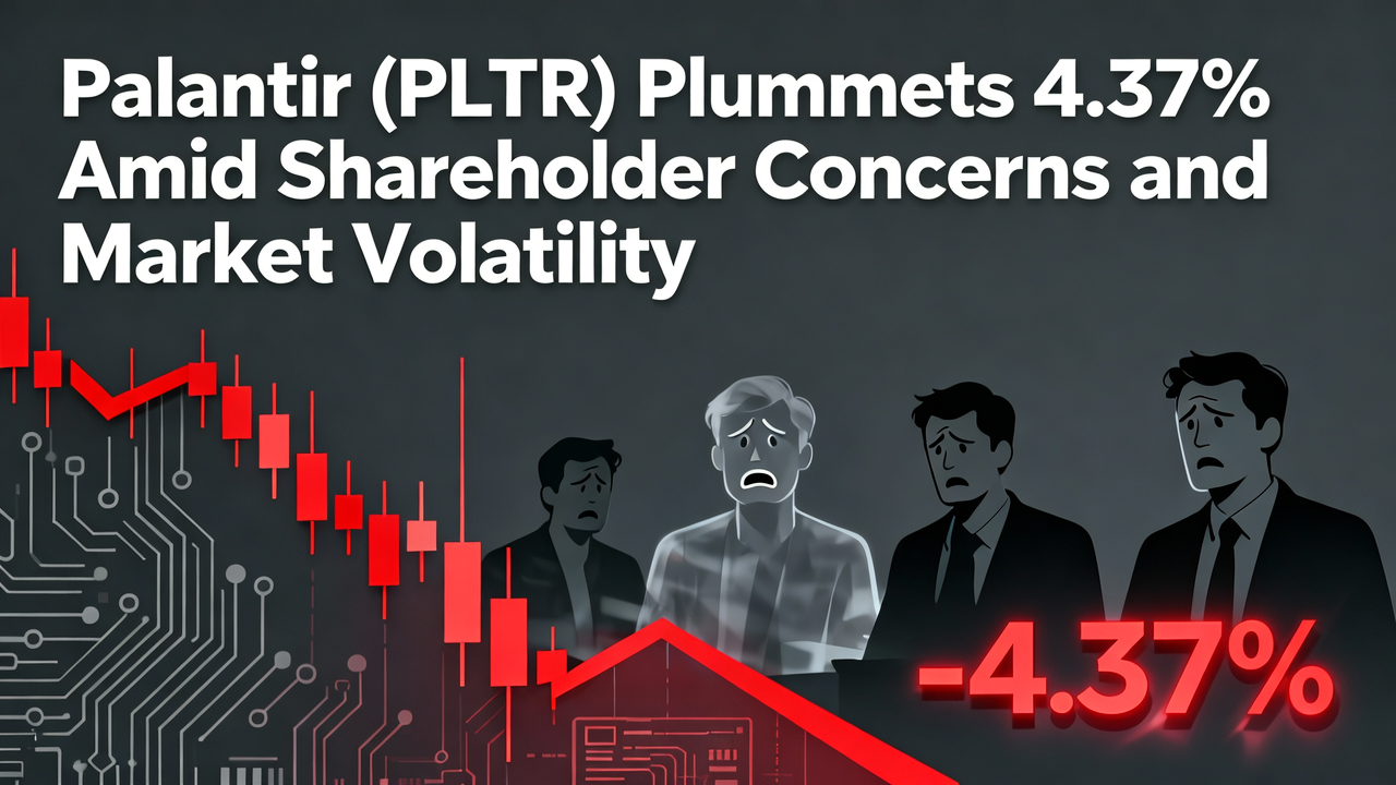 Palantir (PLTR) Plummets 4.37% Amid Shareholder Concerns and Market Volatility