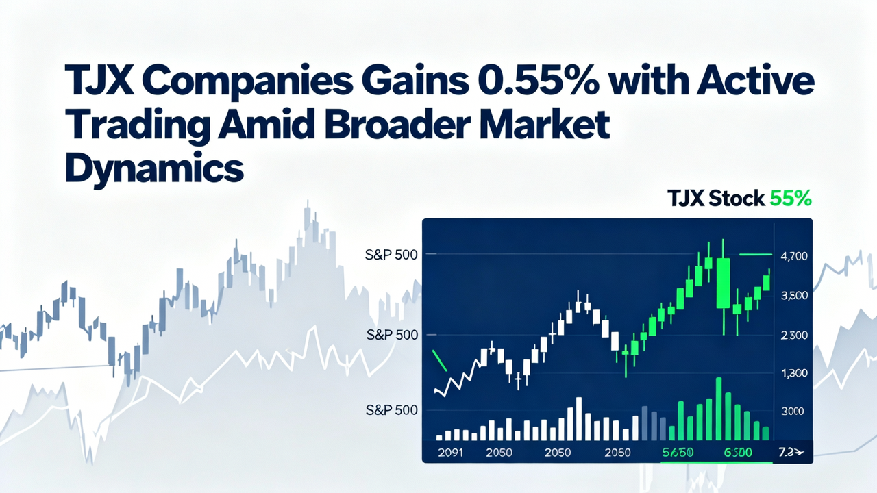 TJX Companies Gains 0.55% with Active Trading Amid Broader Market Dynamics