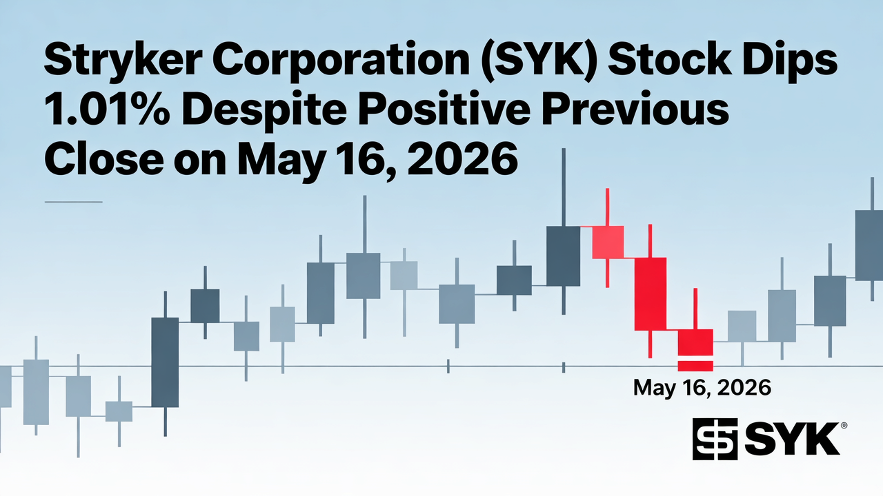 Stryker Corporation (SYK) Stock Dips 1.01% Despite Positive Previous Close on May 16, 2026