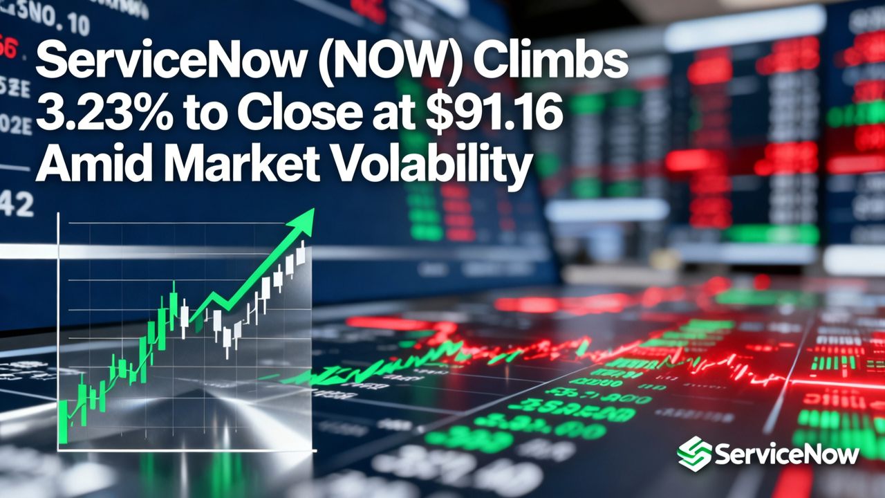 ServiceNow (NOW) Climbs 3.23% to Close at $91.16 Amid Market Volatility