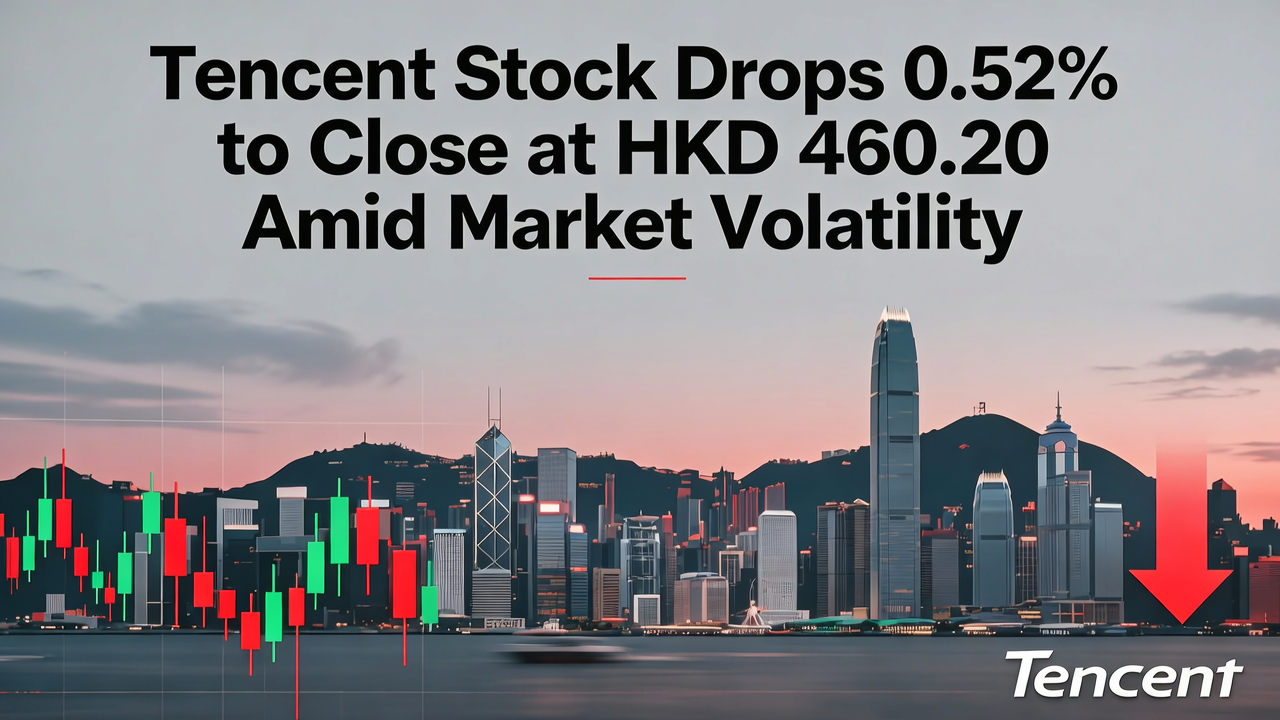 Tencent Stock Drops 0.52% to Close at HKD 460.20 Amid Market Volatility
