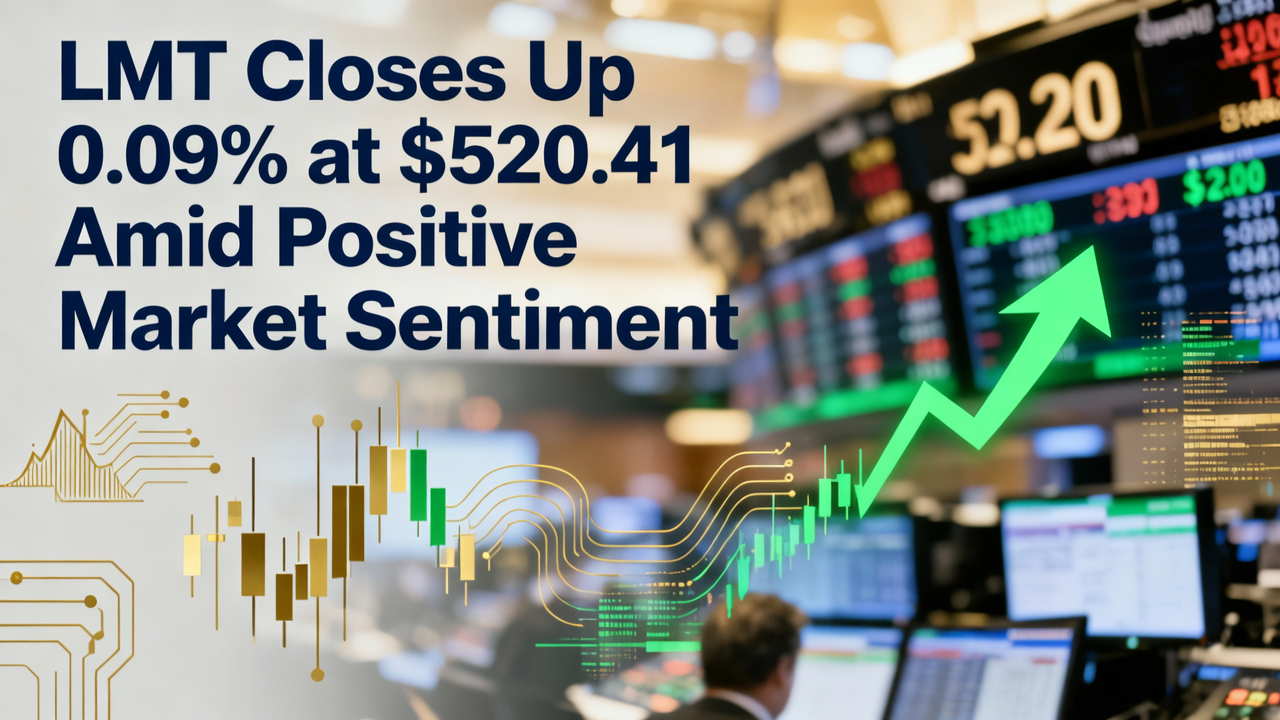LMT Closes Up 0.09% at $520.41 Amid Positive Market Sentiment