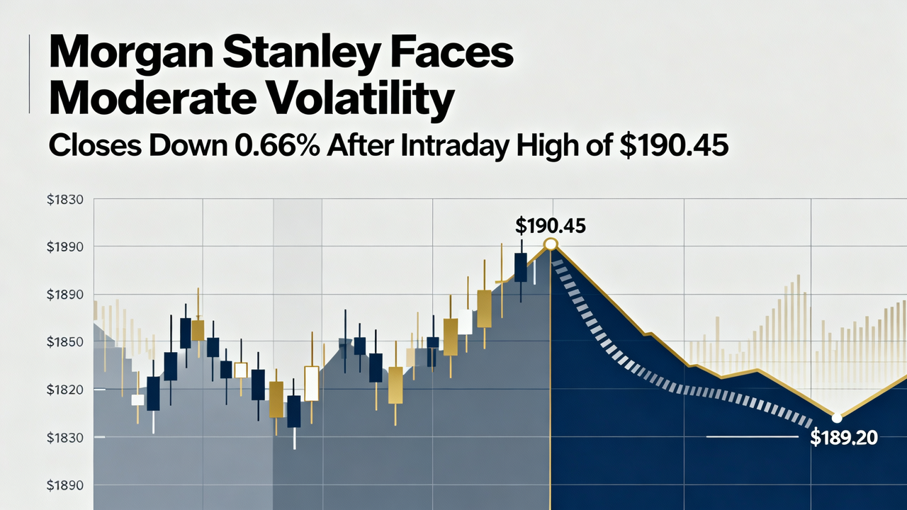 Morgan Stanley Faces Moderate Volatility: Closes Down 0.66% After Intraday High of $190.45