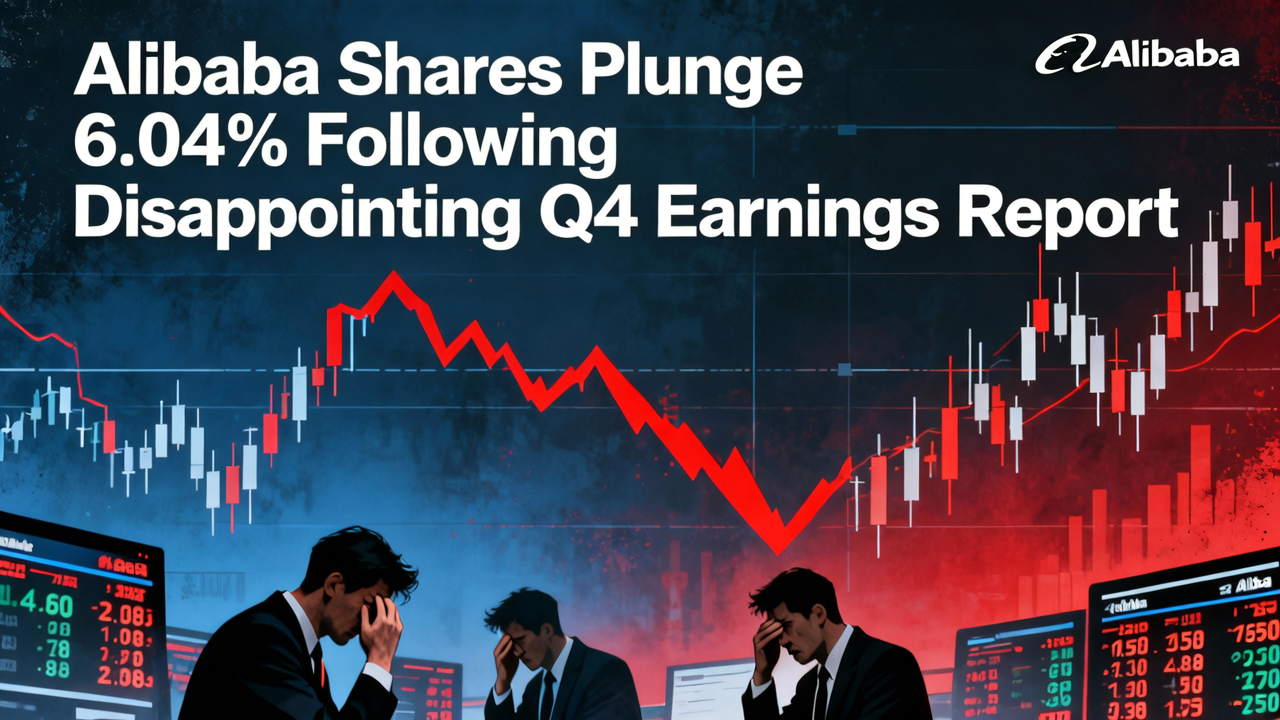 Alibaba Shares Plunge 6.04% Following Disappointing Q4 Earnings Report