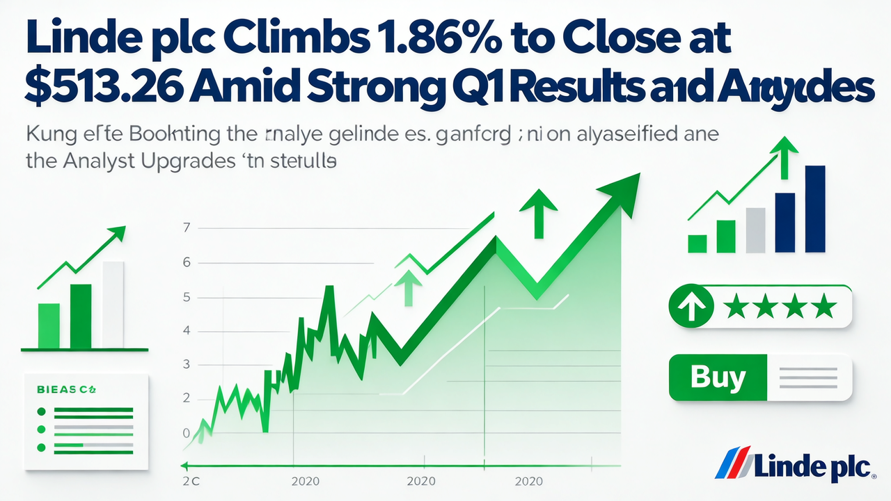 Linde plc Climbs 1.86% to Close at $513.26 Amid Strong Q1 Results and Analyst Upgrades