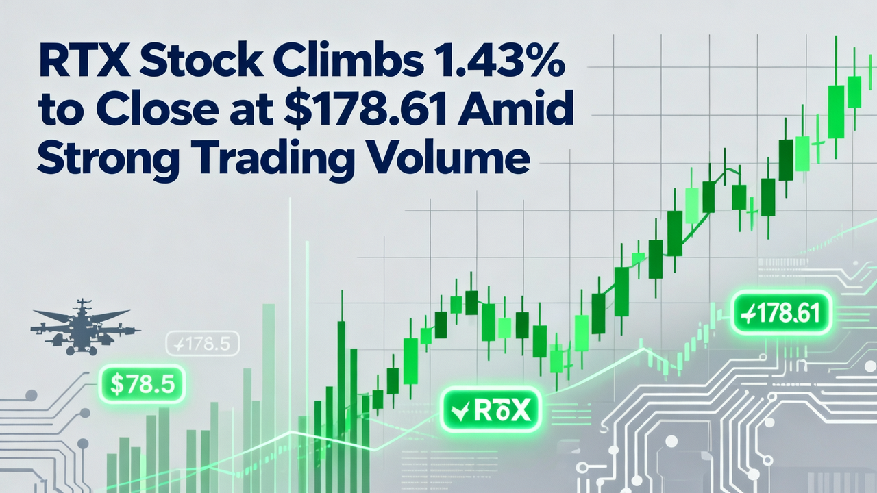 RTX Stock Climbs 1.43% to Close at $178.61 Amid Strong Trading Volume