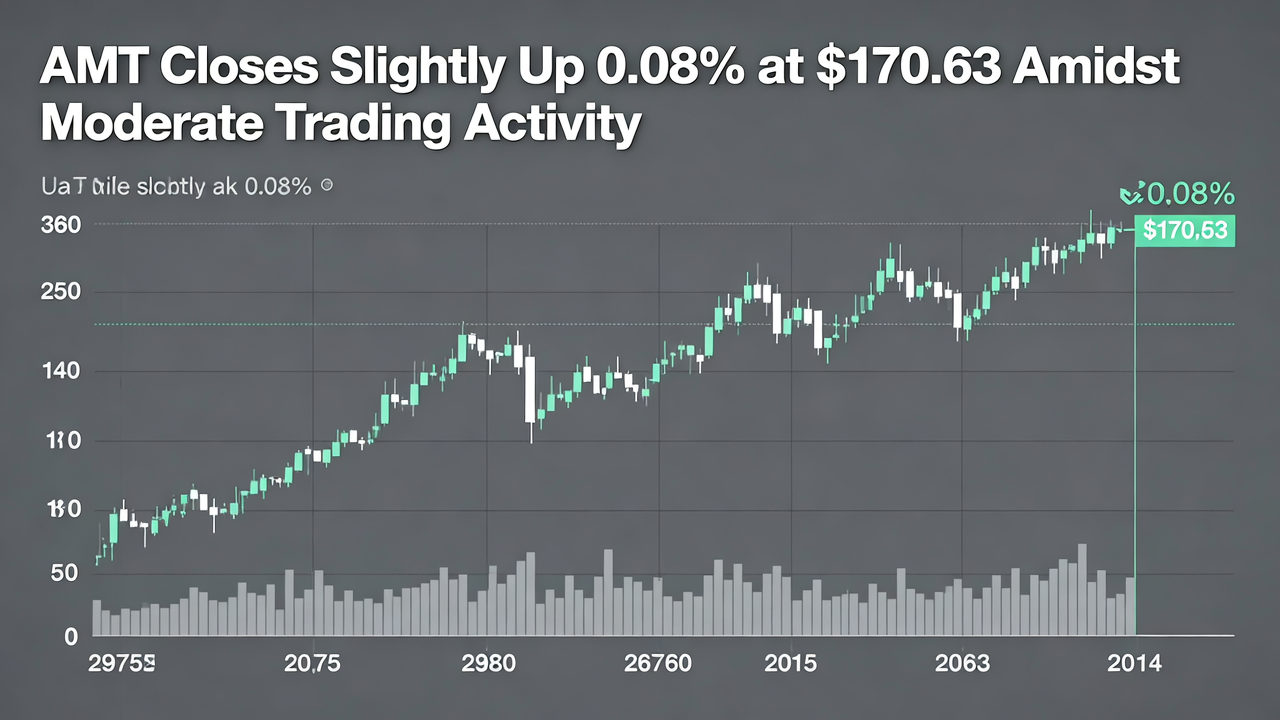 AMT Closes Slightly Up 0.08% at $170.63 Amidst Moderate Trading Activity