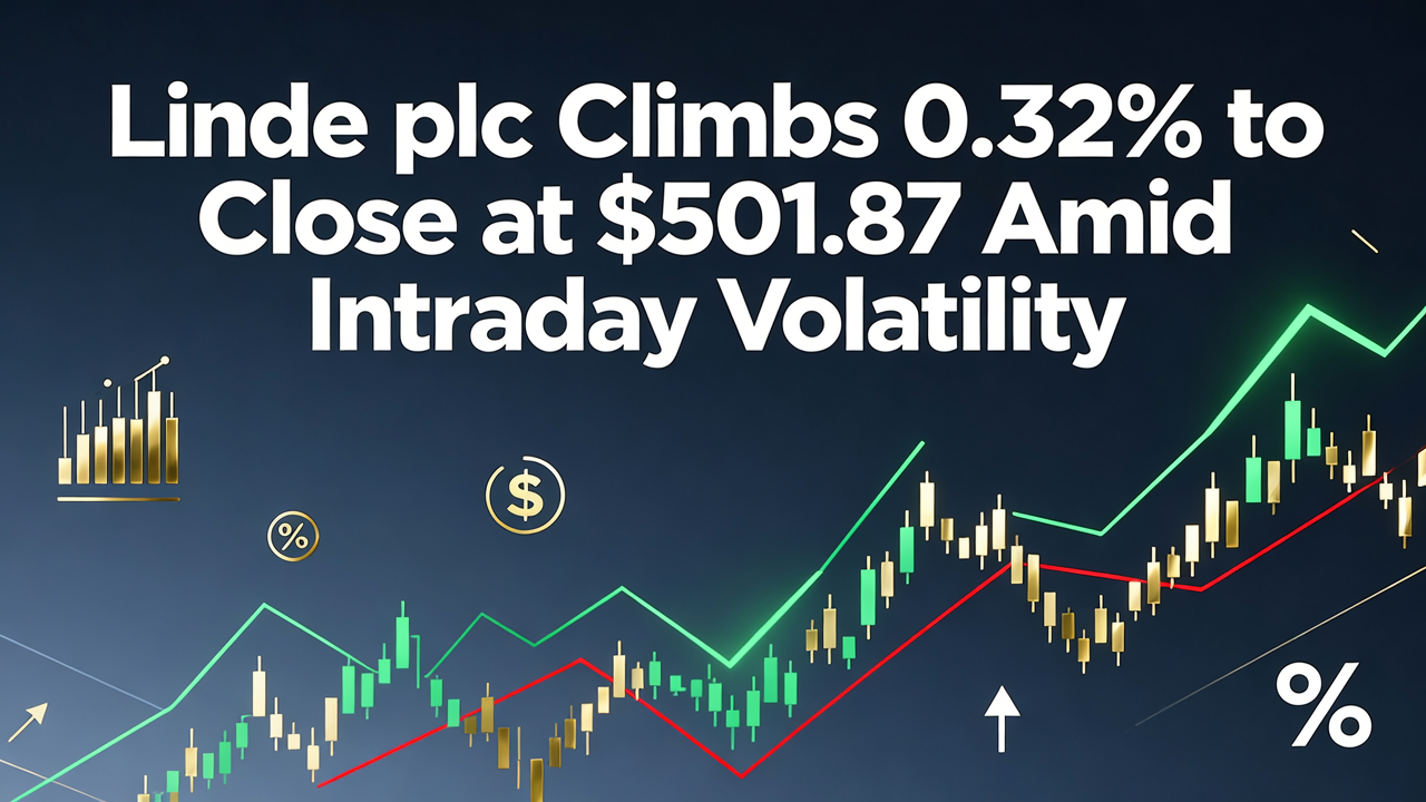 Linde plc Climbs 0.32% to Close at $501.87 Amid Intraday Volatility