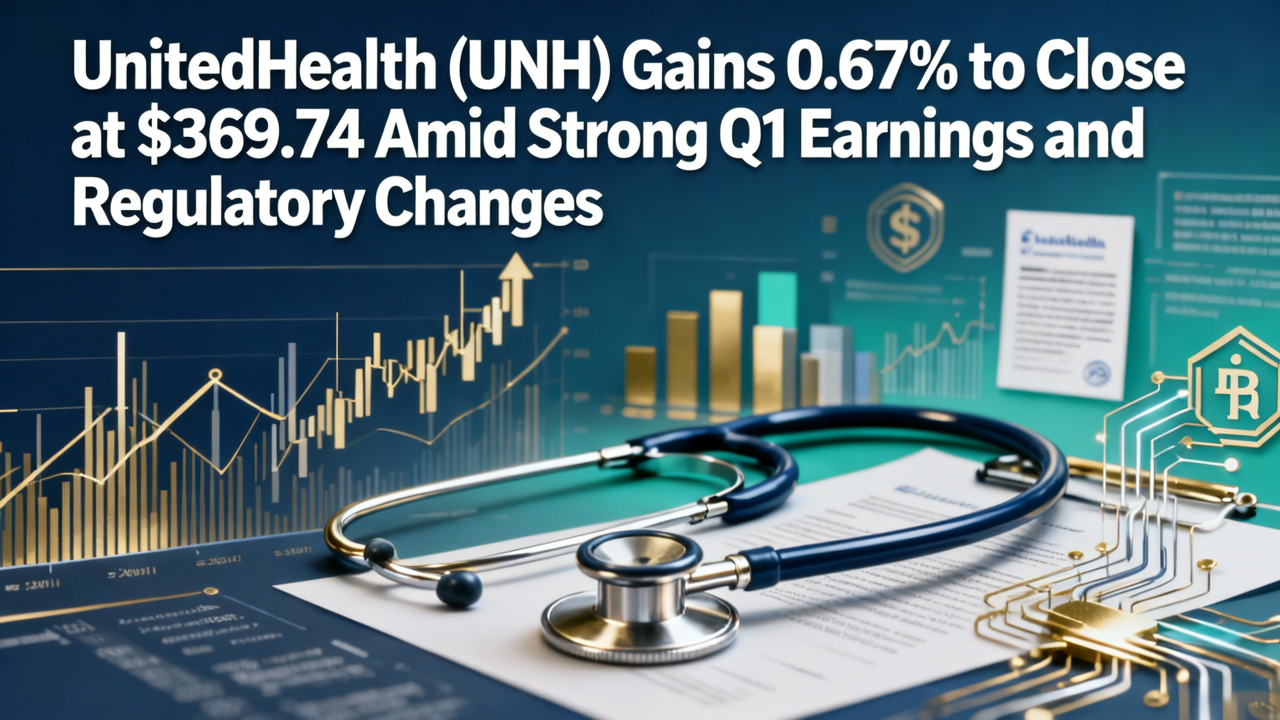 UnitedHealth (UNH) Gains 0.67% to Close at $369.74 Amid Strong Q1 Earnings and Regulatory Changes