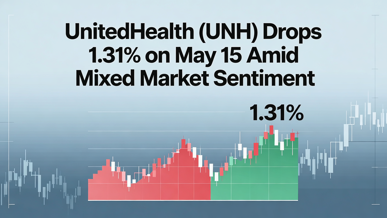 UnitedHealth (UNH) Drops 1.31% on May 15 Amid Mixed Market Sentiment