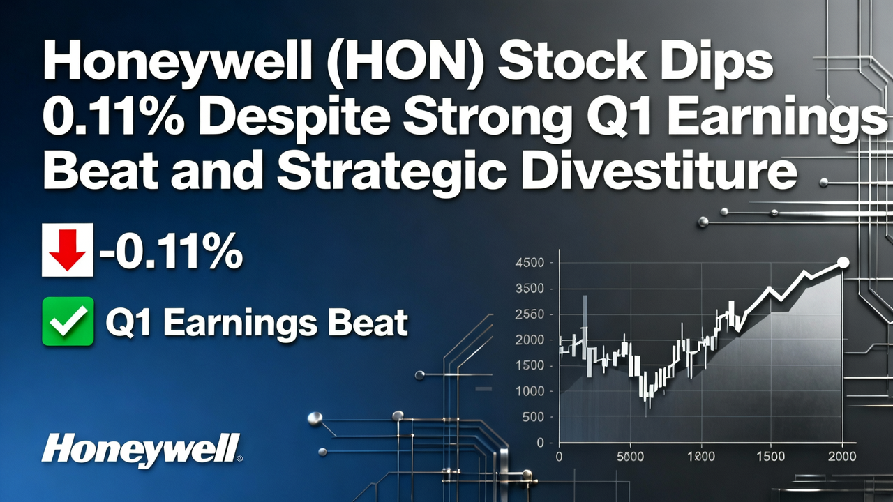 Honeywell (HON) Stock Dips 0.11% Despite Strong Q1 Earnings Beat and Strategic Divestiture